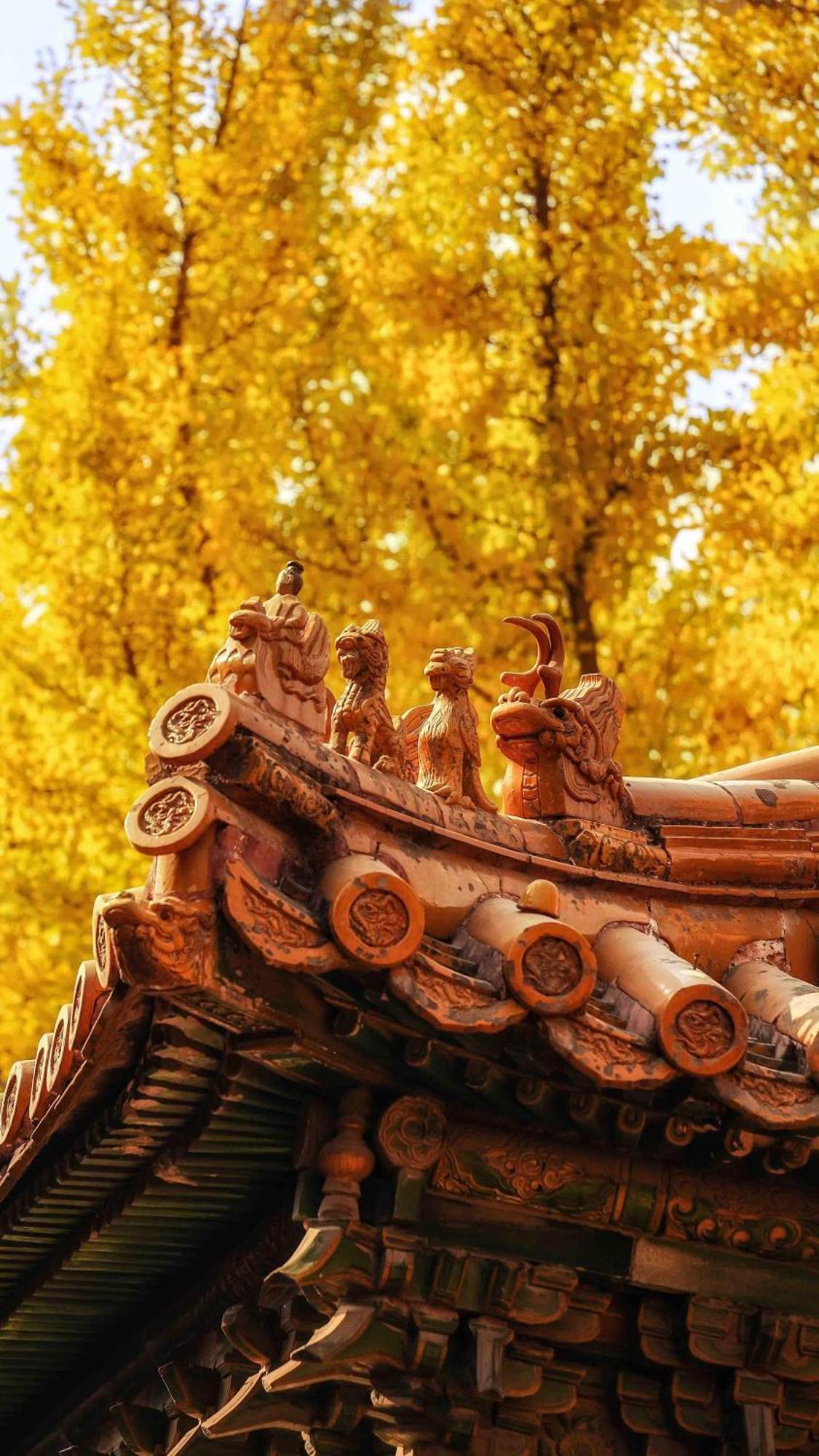 East Sacred Hotel--Very Near Beijing Tiananmen Square ,The Forbidden City,The Temple Of Heaven ,3 Minutes' Walk To Wangfujing Subway ,Located In The Center Of Beijing, Many Shopping Malls Around,Newly Renovated Hotel-Able To Receive Foreign Guests מראה חיצוני תמונה The roof of the temple